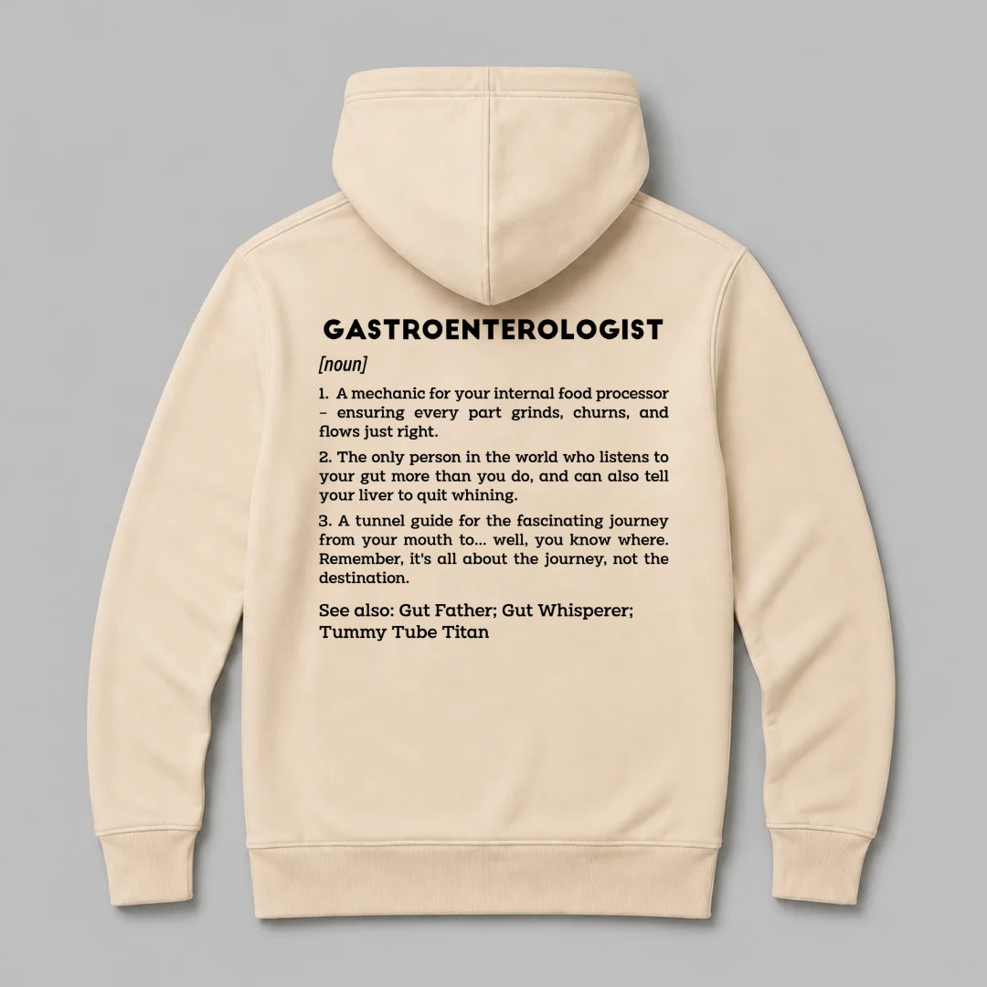 Definition Of Gastroenterologist - Personalized Unisex Zip Hoodie