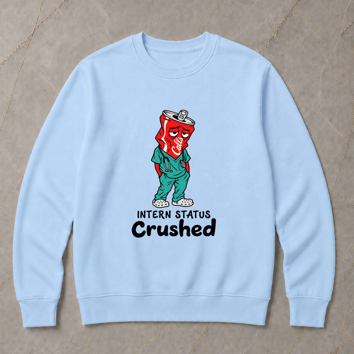 Intern Status - Crushed - Unisex Sweatshirt