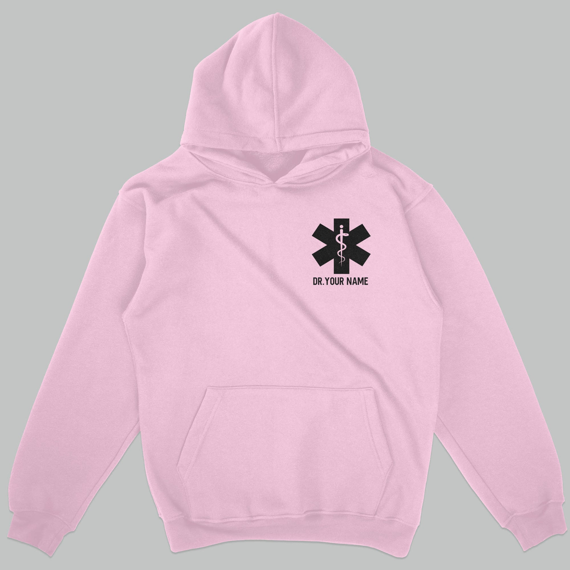 Personalized Unisex Hoodie With Medical Symbol | Gift for Doctors &amp; Nurses