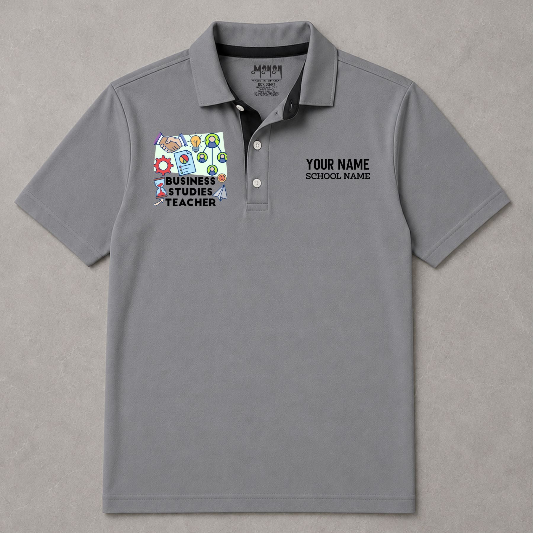Business Studies Teacher - Personalized Unisex Polo T-shirt