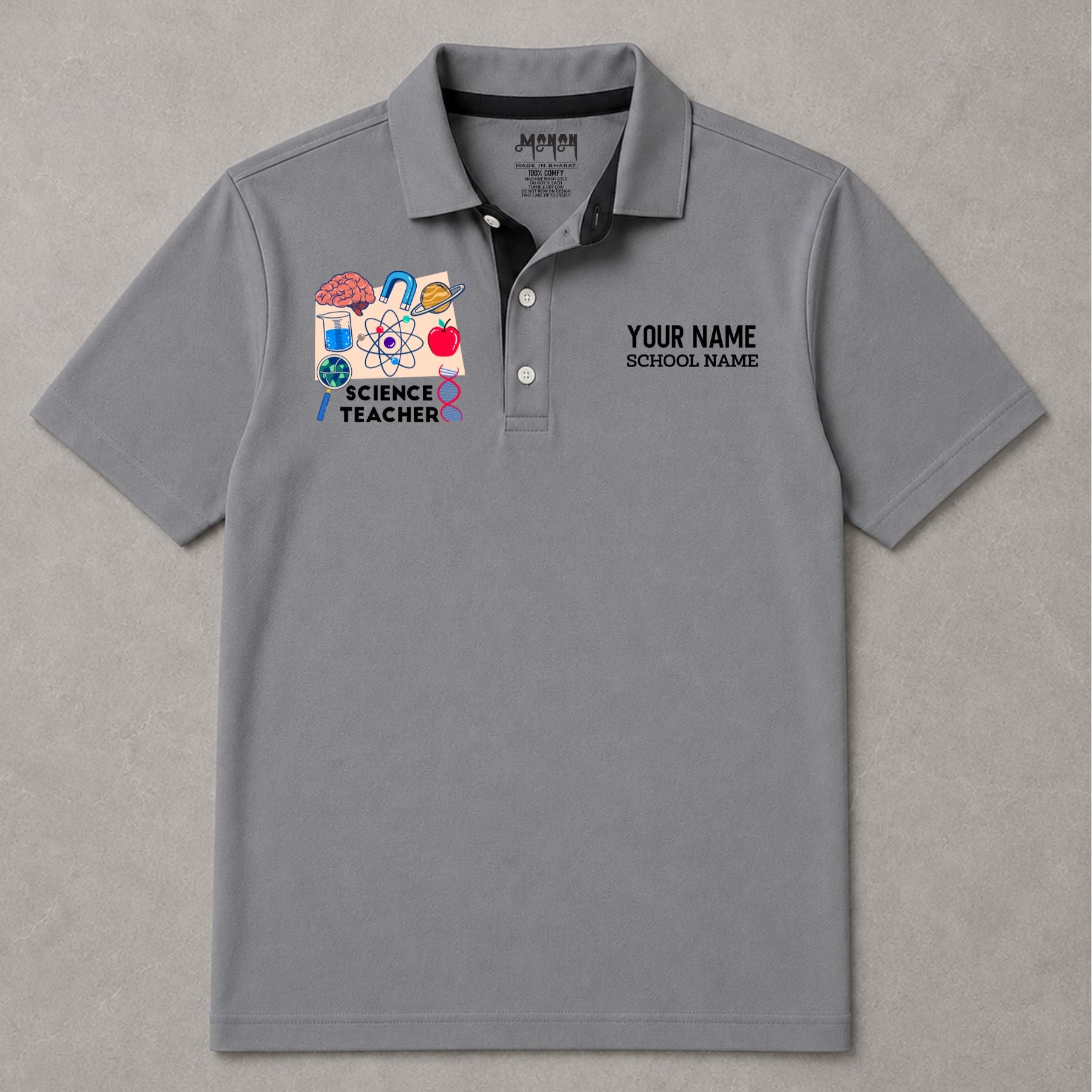 Science Teacher - Personalized Unisex Polo T-shirt