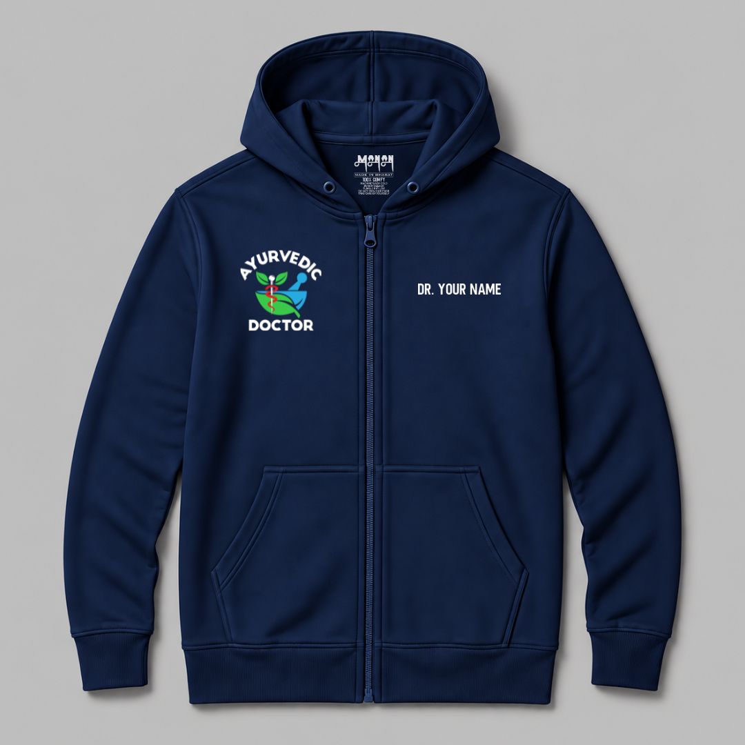 Definition Of Ayurvedic Doctor - Personalized Unisex Zip Hoodie