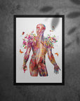 Muscular System Art - Framed Posters For Physiotherapist Clinics, Hospitals & Study Rooms