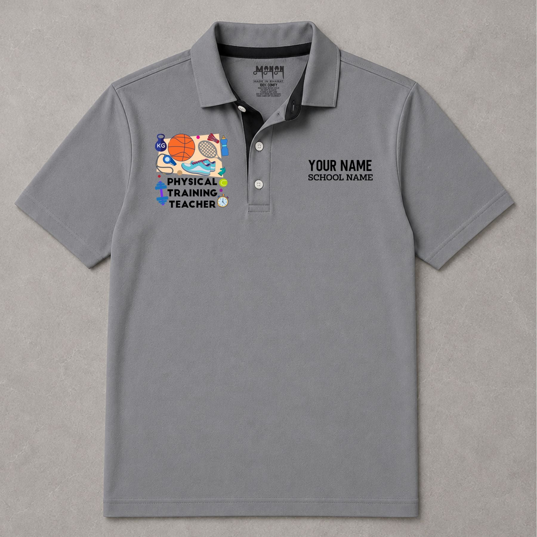 Physical Education Teacher - Personalized Unisex Polo T-shirt