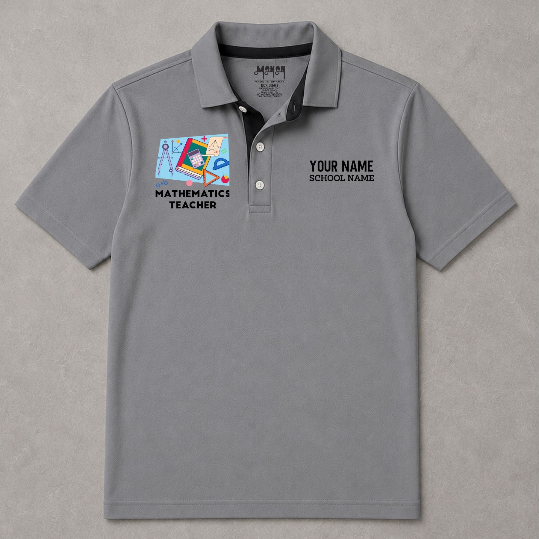 Mathematics Teacher - Personalized Unisex Polo T-shirt