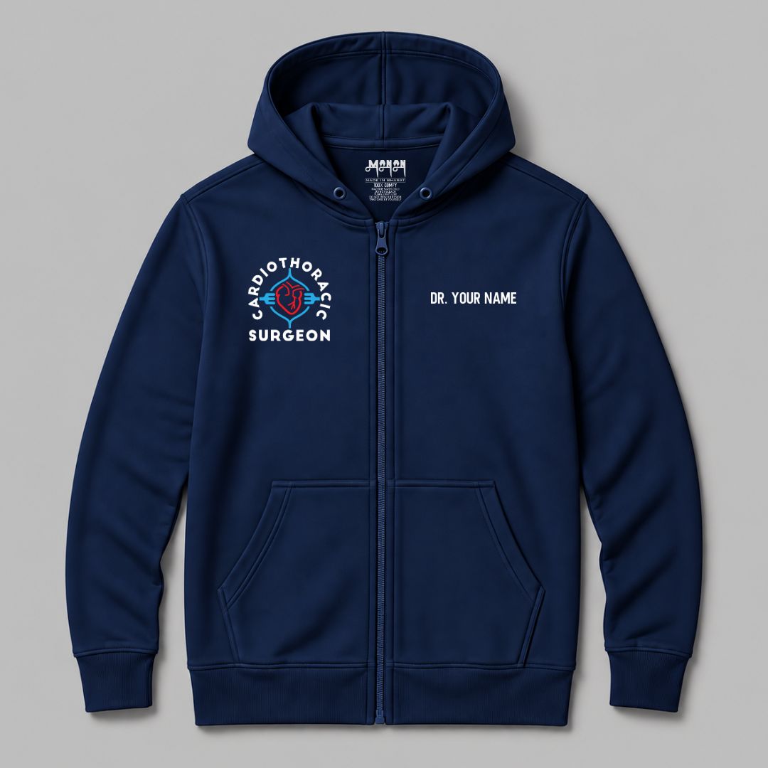 Definition Of Cardiothoracic Surgeon - Personalized Unisex Zip Hoodie