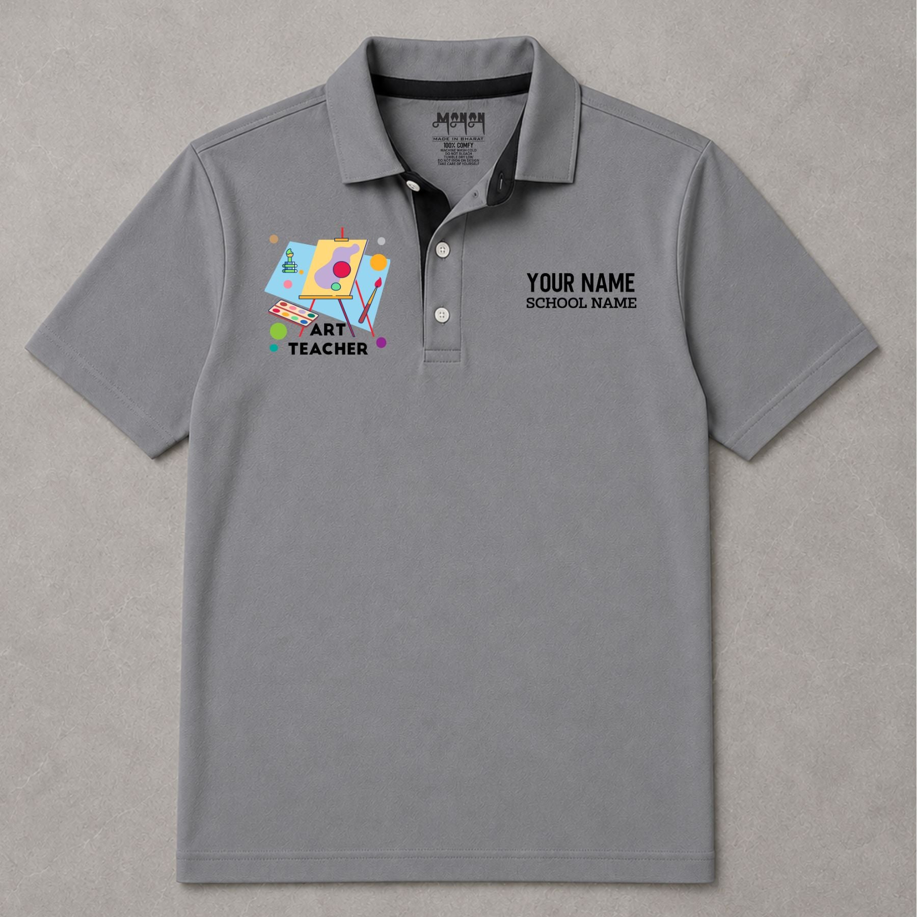 Art Teacher - Personalized Unisex Polo T-shirt