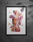 Muscular System Art - Framed Posters For Physiotherapist Clinics, Hospitals & Study Rooms