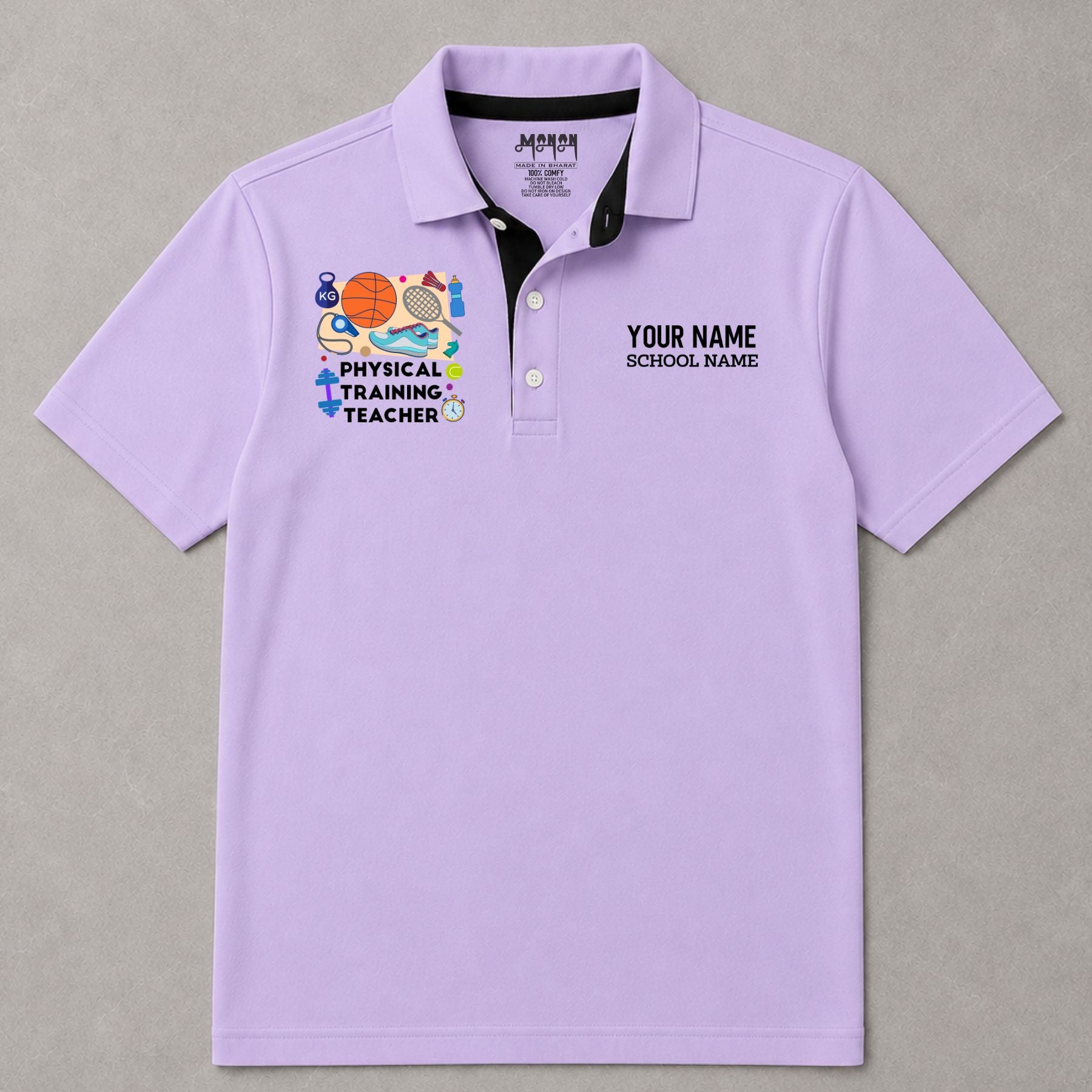 Physical Education Teacher - Personalized Unisex Polo T-shirt