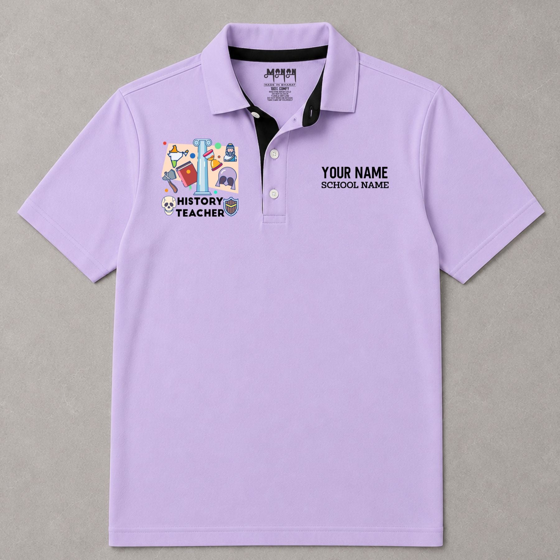 History Teacher - Personalized Unisex Polo T-shirt