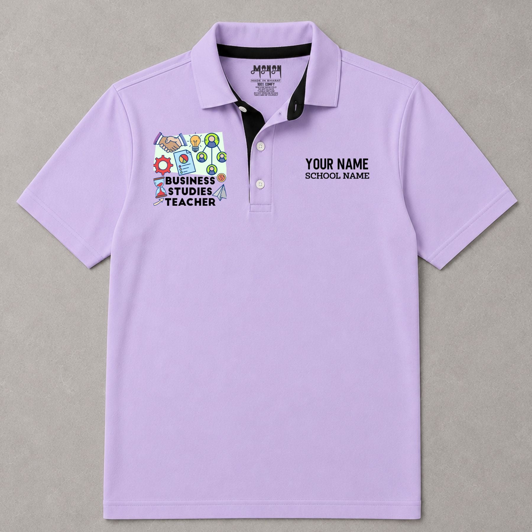 Business Studies Teacher - Personalized Unisex Polo T-shirt