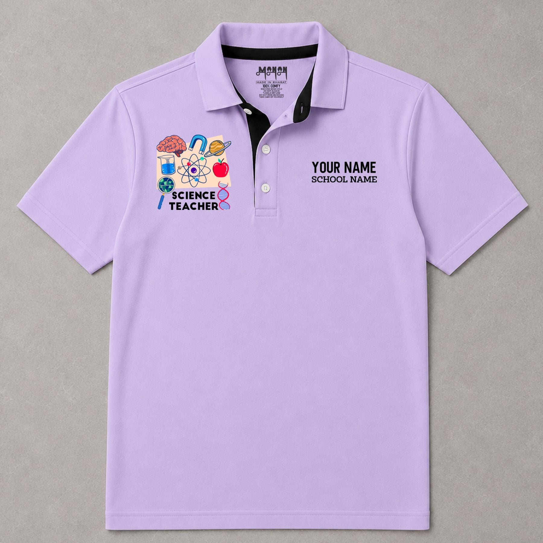 Science Teacher - Personalized Unisex Polo T-shirt