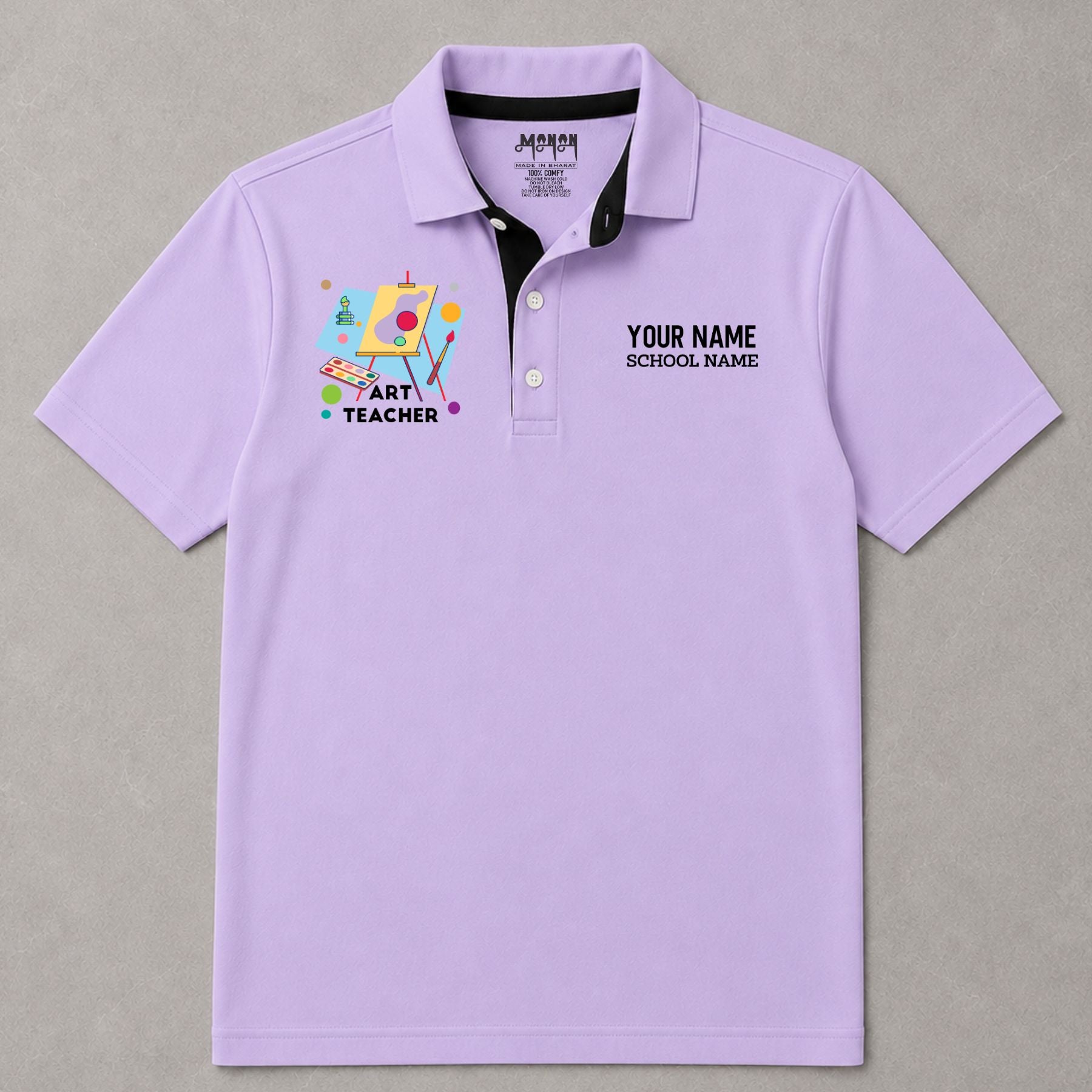 Art Teacher - Personalized Unisex Polo T-shirt