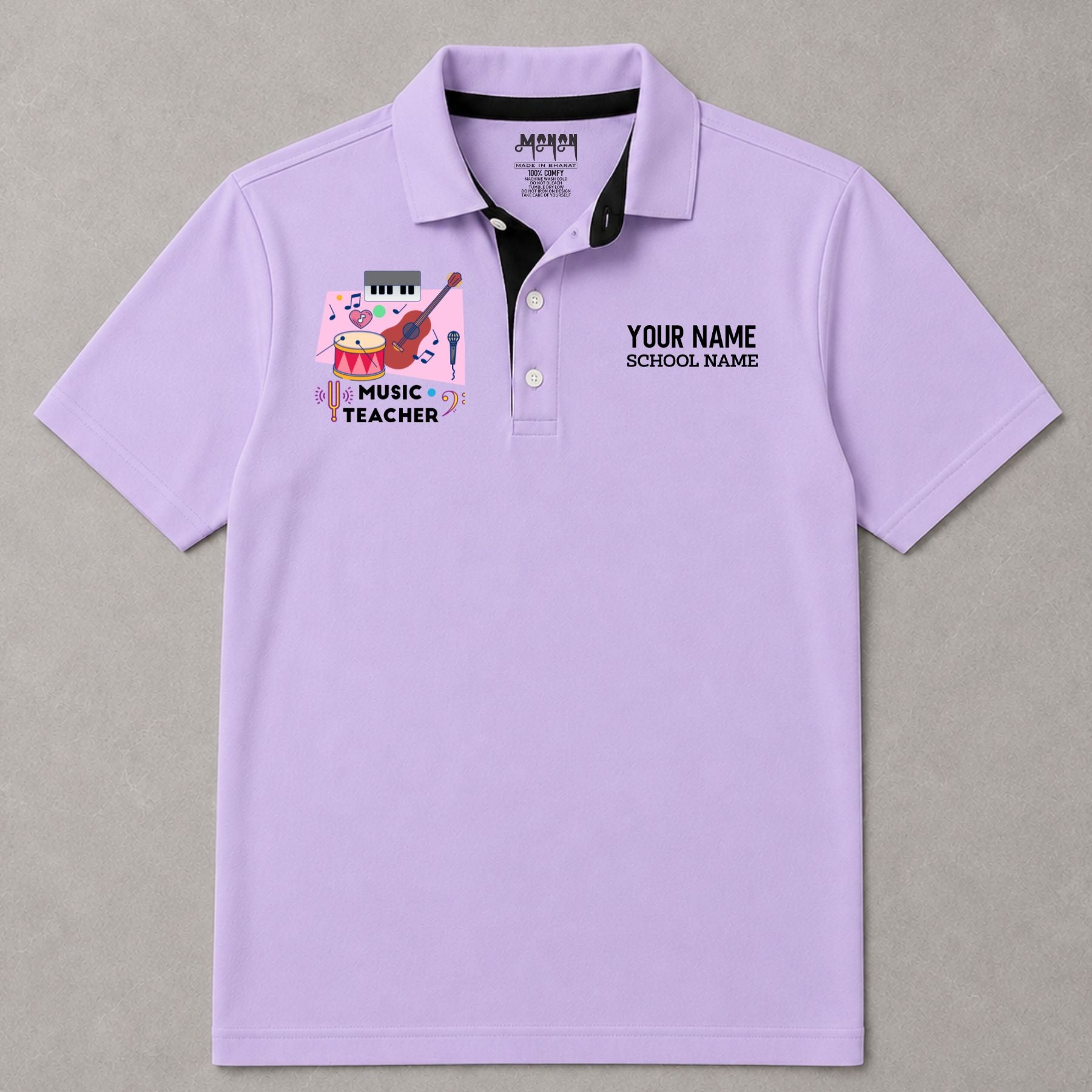 Music Teacher - Personalized Unisex Polo T-shirt