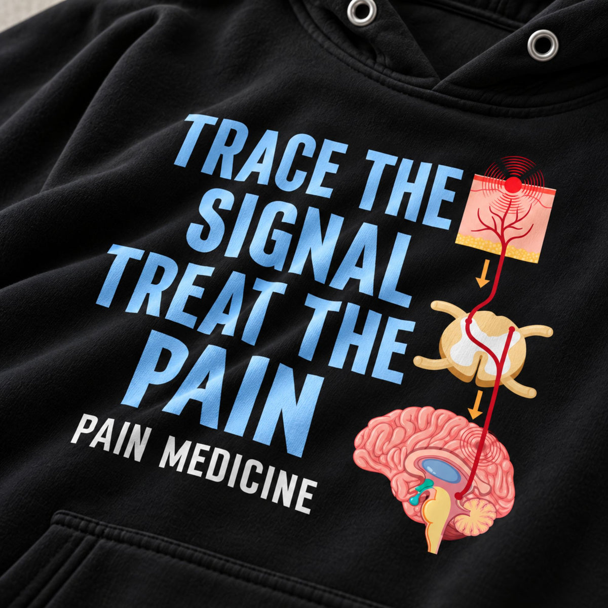 Trace The Signal, Treat The Pain - Unisex Hoodie