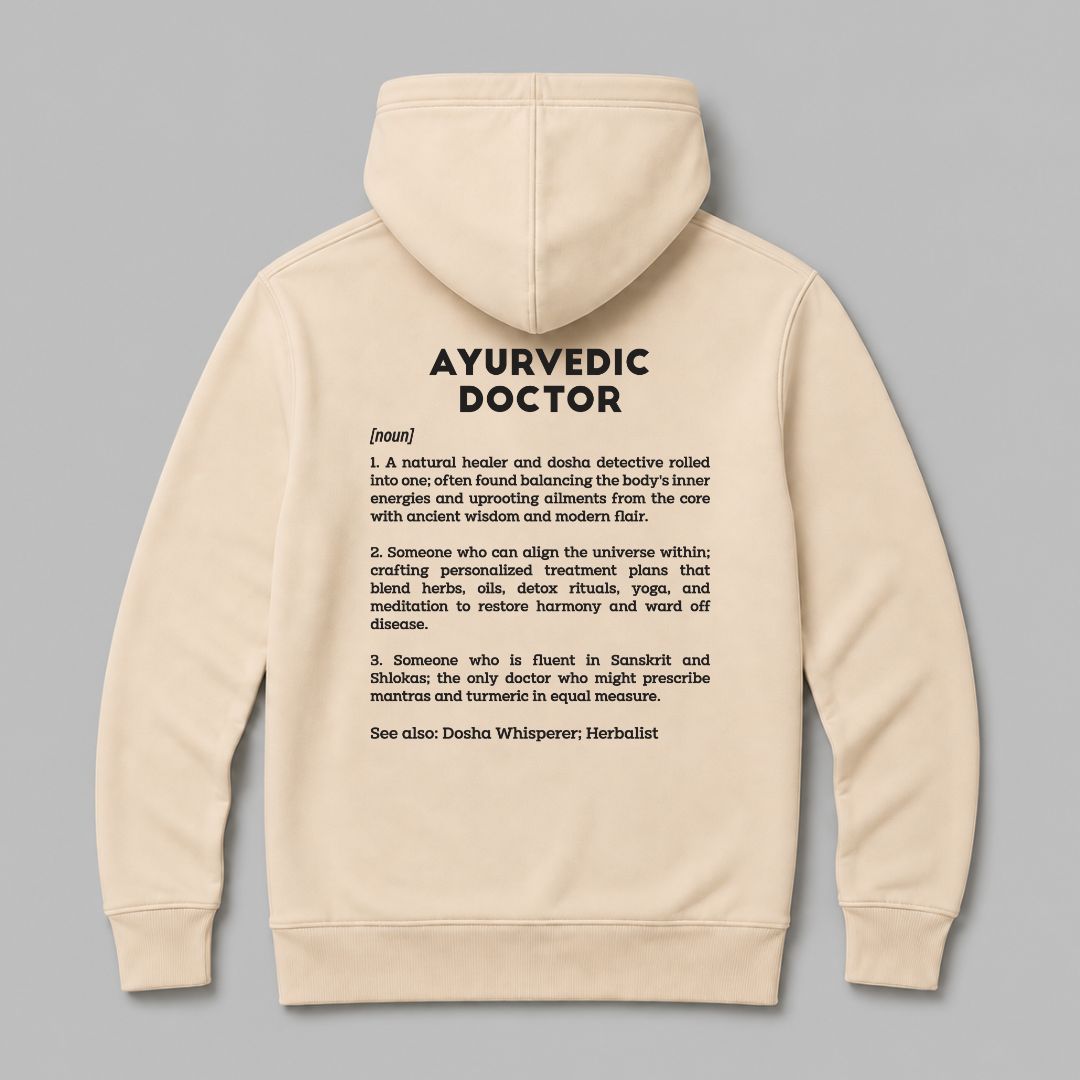Definition Of Ayurvedic Doctor - Personalized Unisex Zip Hoodie