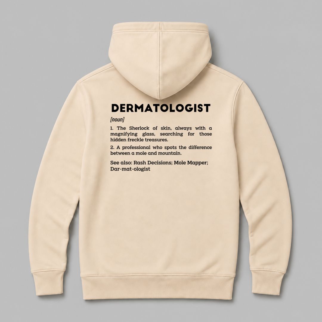 Definition Of Dermatologist - Personalized Unisex Zip Hoodie