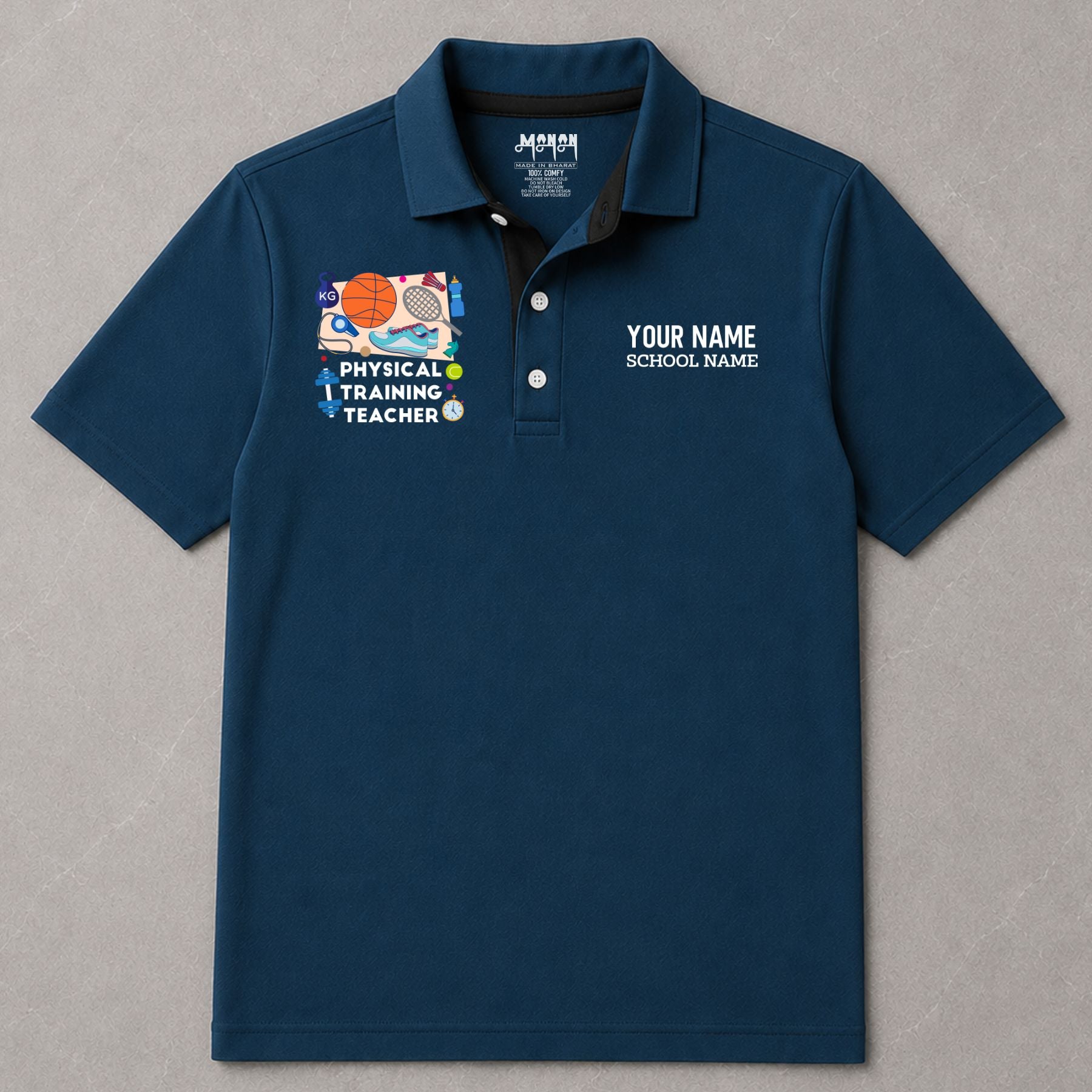 Physical Education Teacher - Personalized Unisex Polo T-shirt