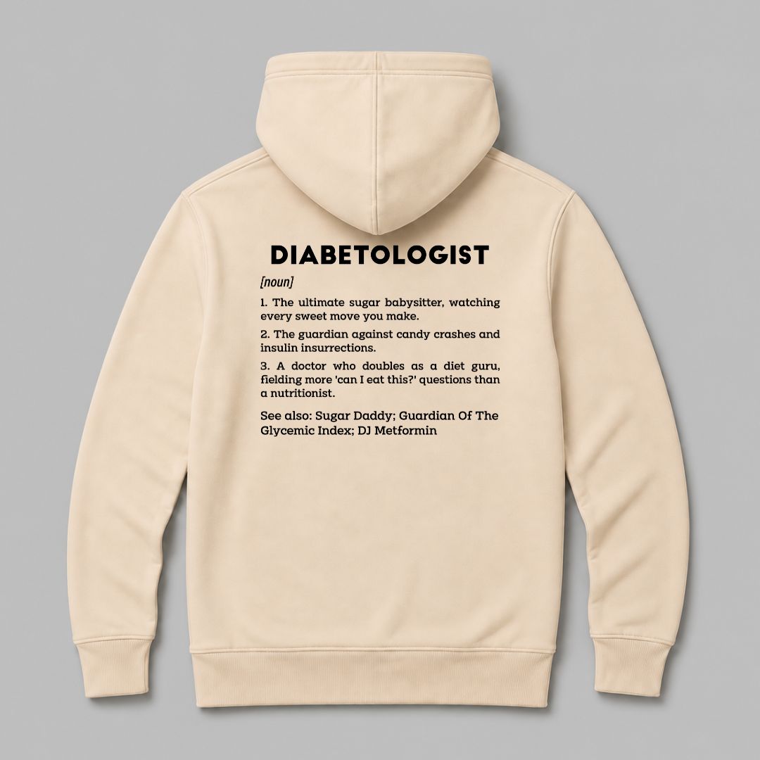 Definition Of Diabetologist - Personalized Unisex Zip Hoodie