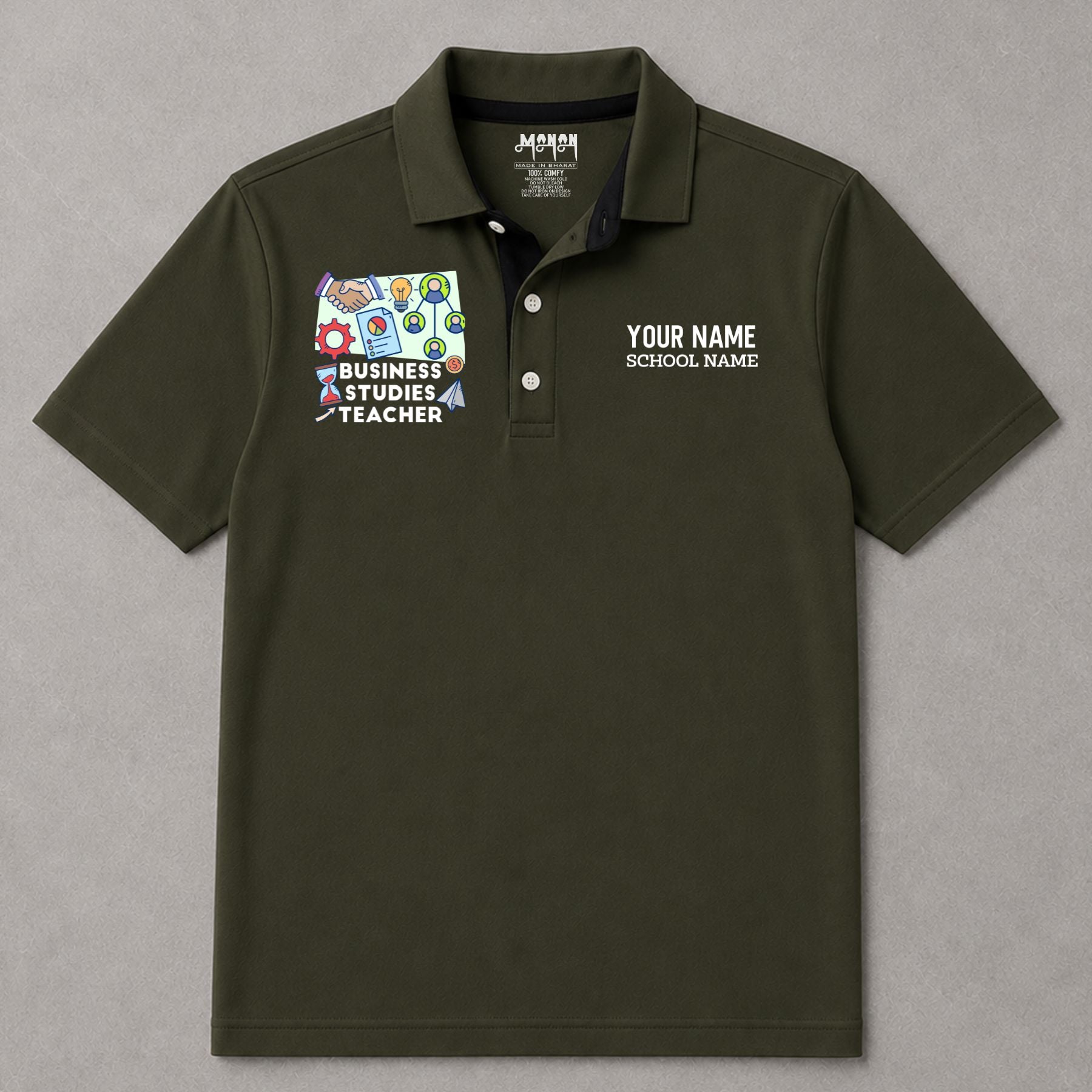Business Studies Teacher - Personalized Unisex Polo T-shirt