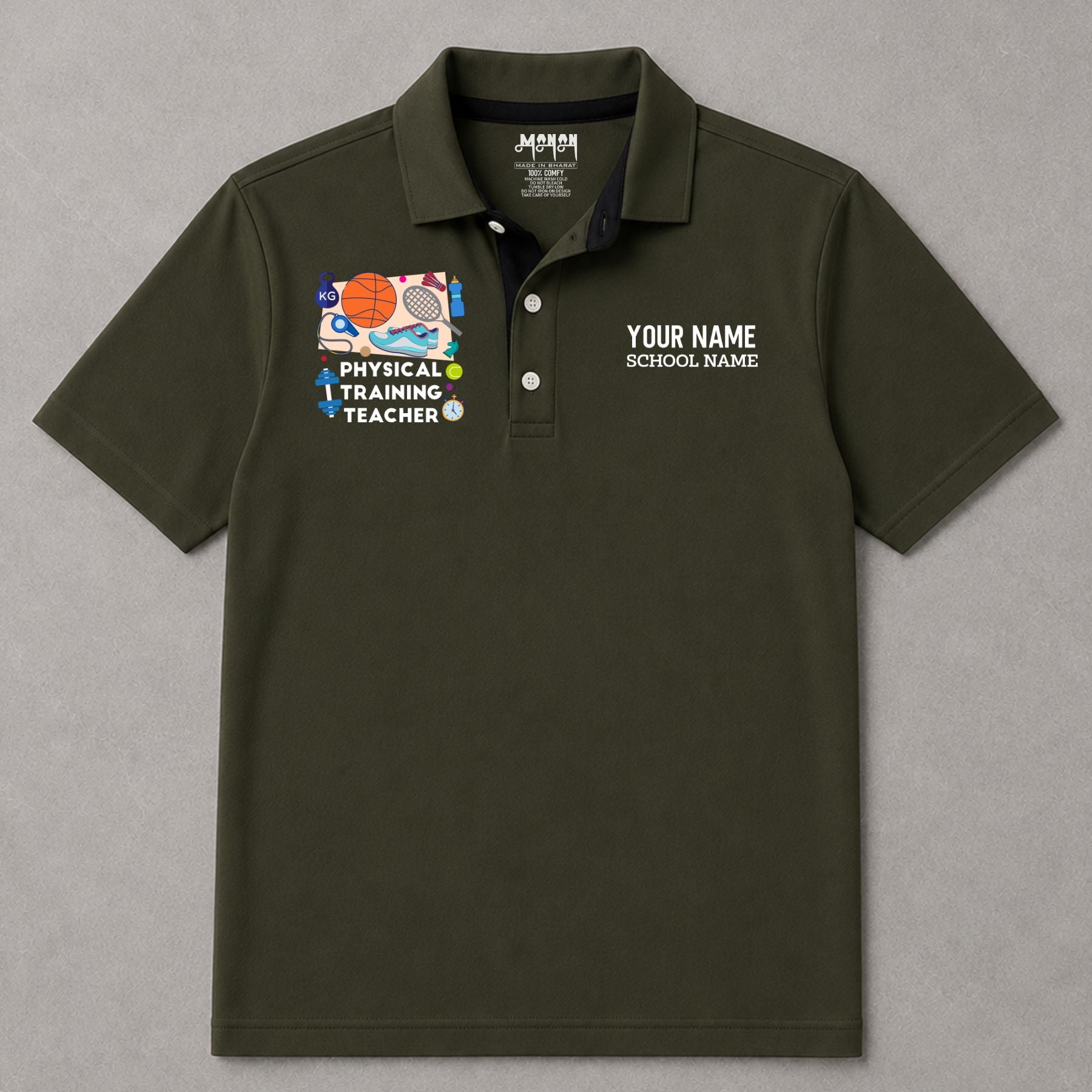 Physical Education Teacher - Personalized Unisex Polo T-shirt
