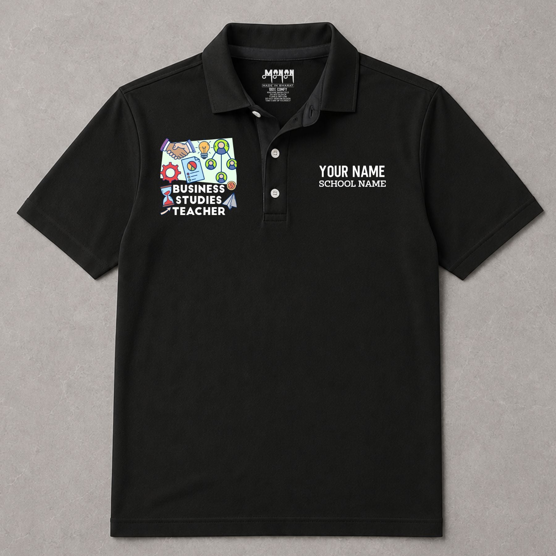 Business Studies Teacher - Personalized Unisex Polo T-shirt