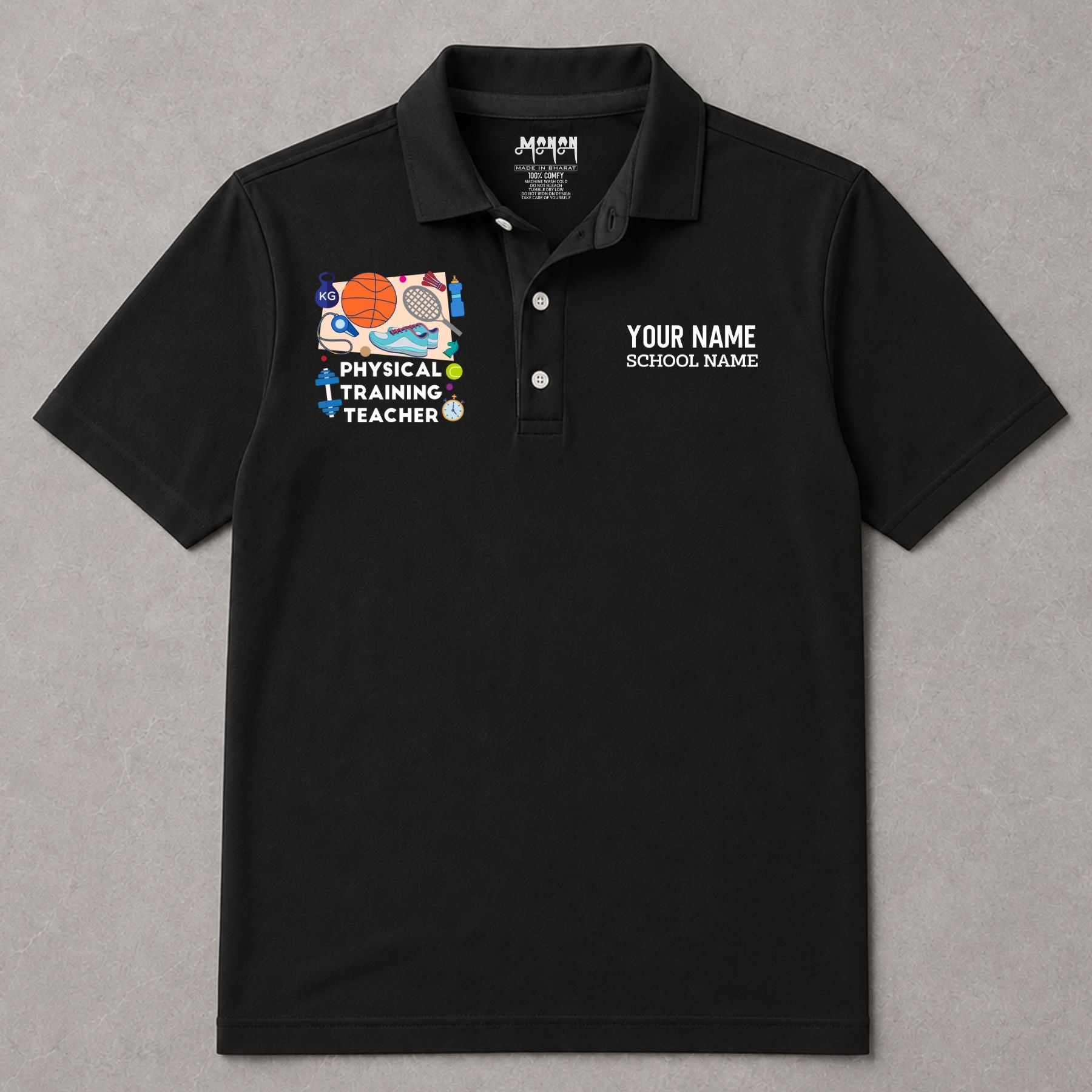 Physical Education Teacher - Personalized Unisex Polo T-shirt