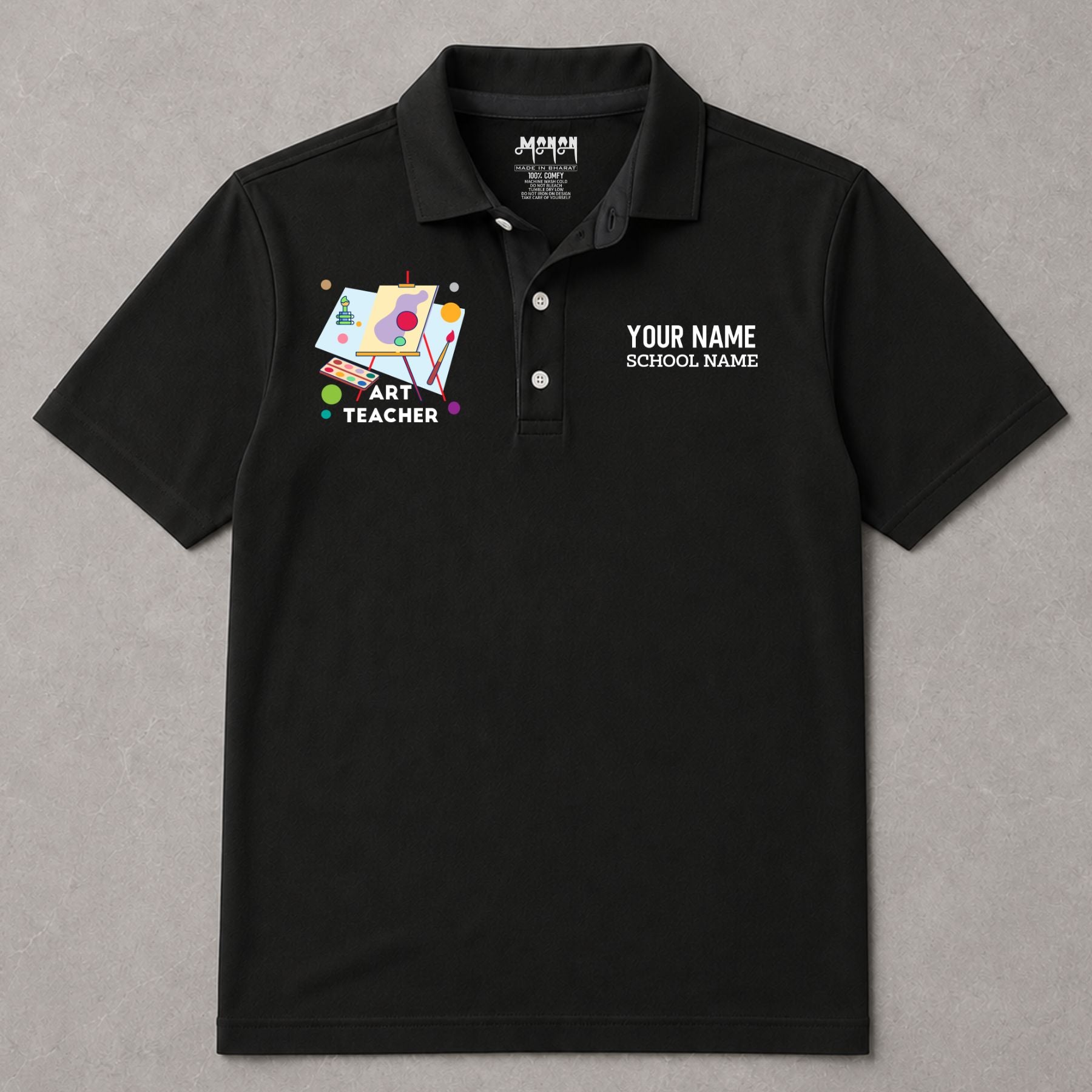 Art Teacher - Personalized Unisex Polo T-shirt