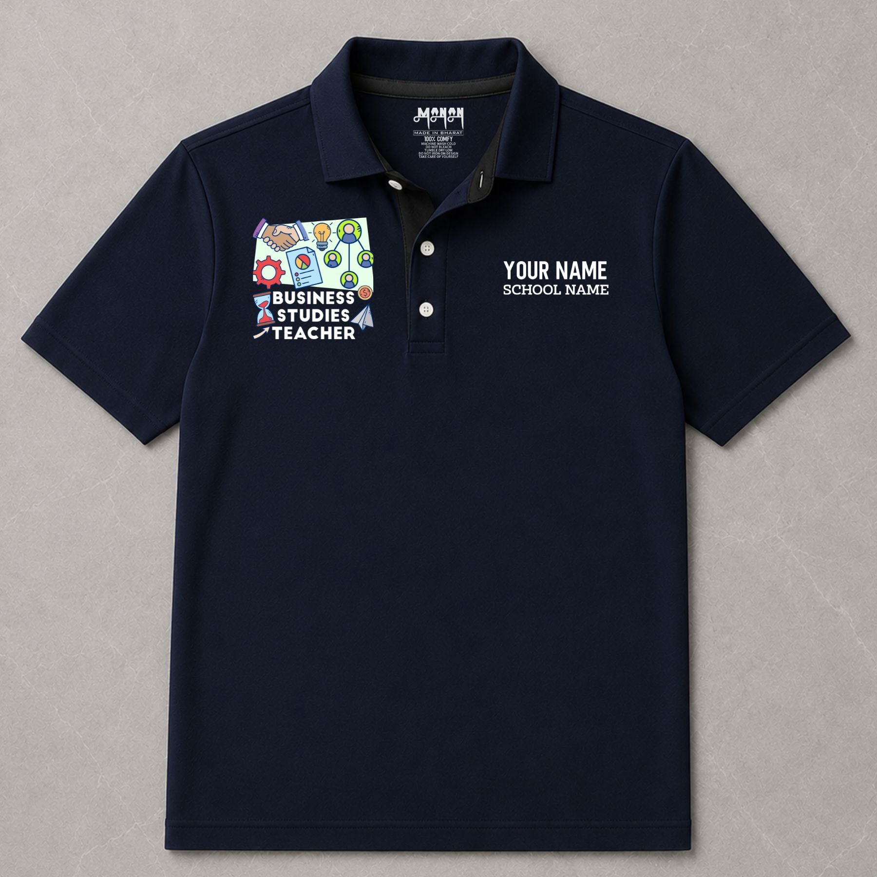 Business Studies Teacher - Personalized Unisex Polo T-shirt