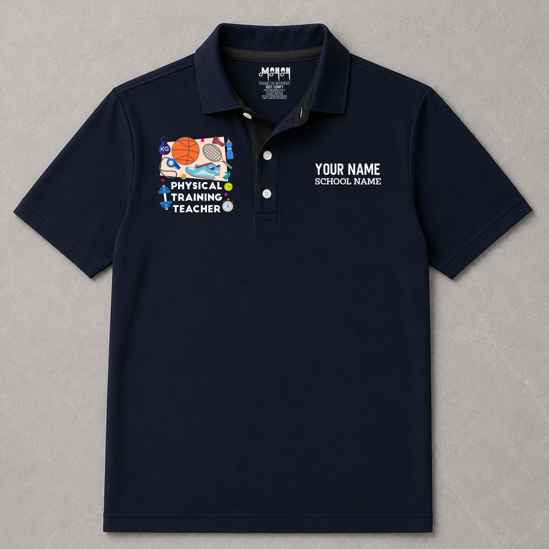 Physical Education Teacher - Personalized Unisex Polo T-shirt