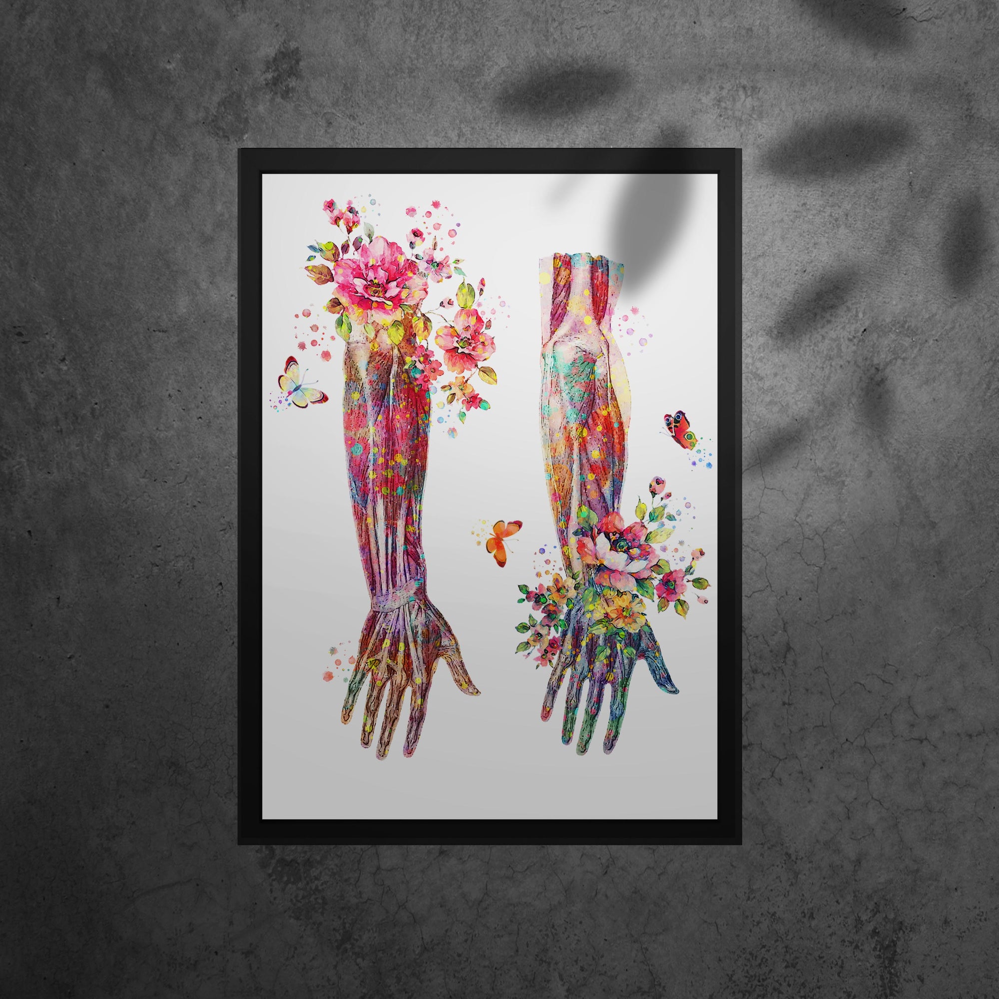 Muscular System Art - Framed Posters For Physiotherapist Clinics, Hospitals &amp; Study Rooms