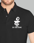 Personalized Unisex Polo T-shirt With Medical Symbol | Gift for Doctors & Nurses