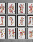 Muscular System Art - Framed Posters For Physiotherapist Clinics, Hospitals & Study Rooms