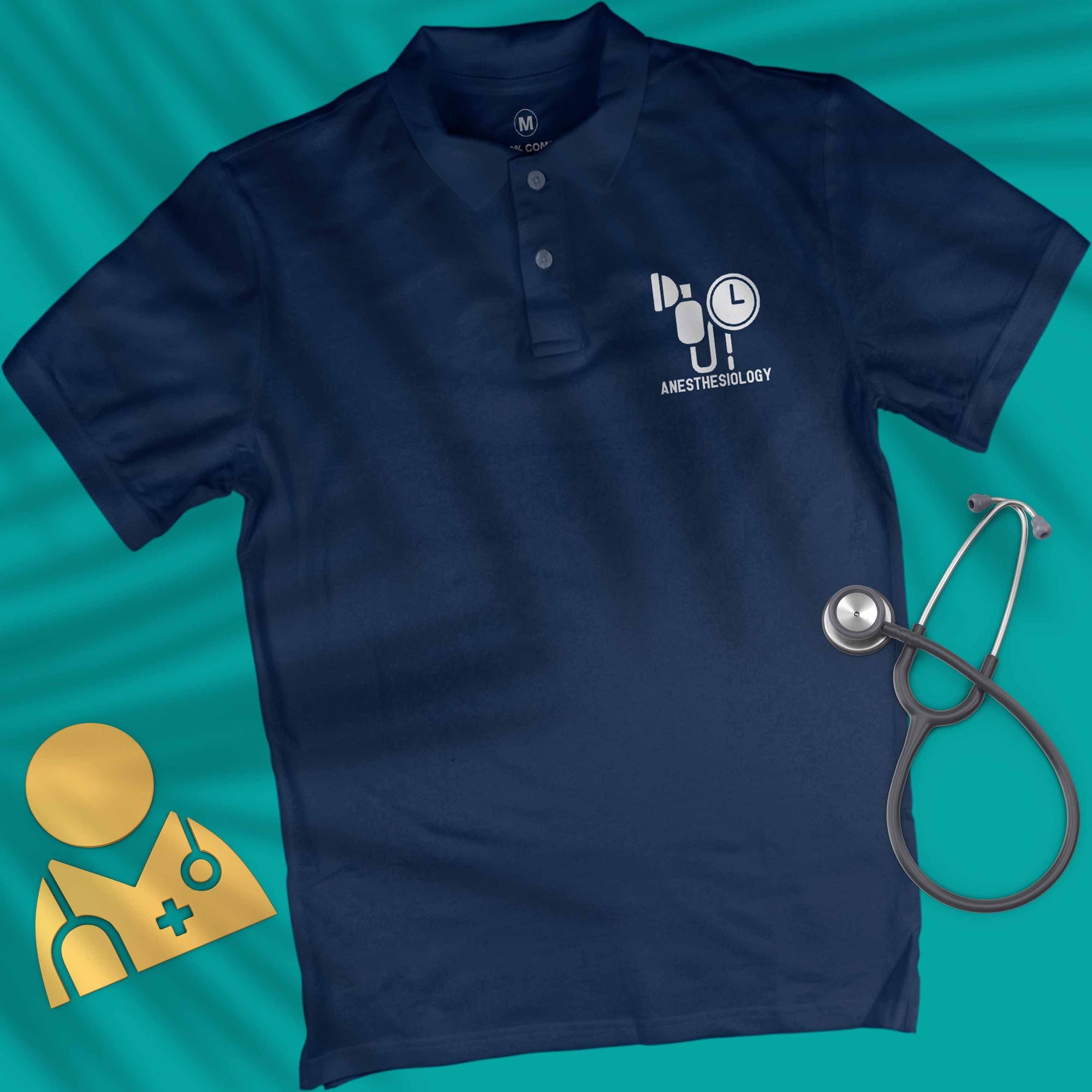 Anesthesiology Logo - Polo T-shirt