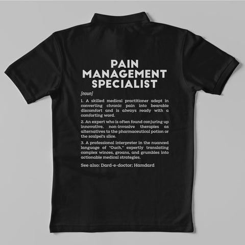 Definition Of Pain Management Specialist - Personalized Unisex Polo T-shirt