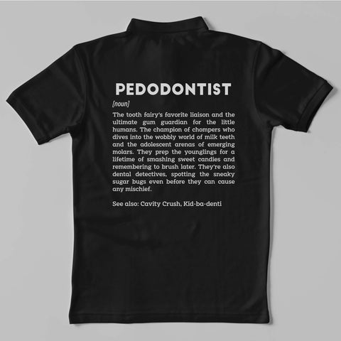 Definition Of Pedodontist - Personalized Unisex Polo T-shirt