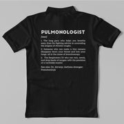 Definition Of Pulmonologist - Personalized Unisex Polo T-shirt