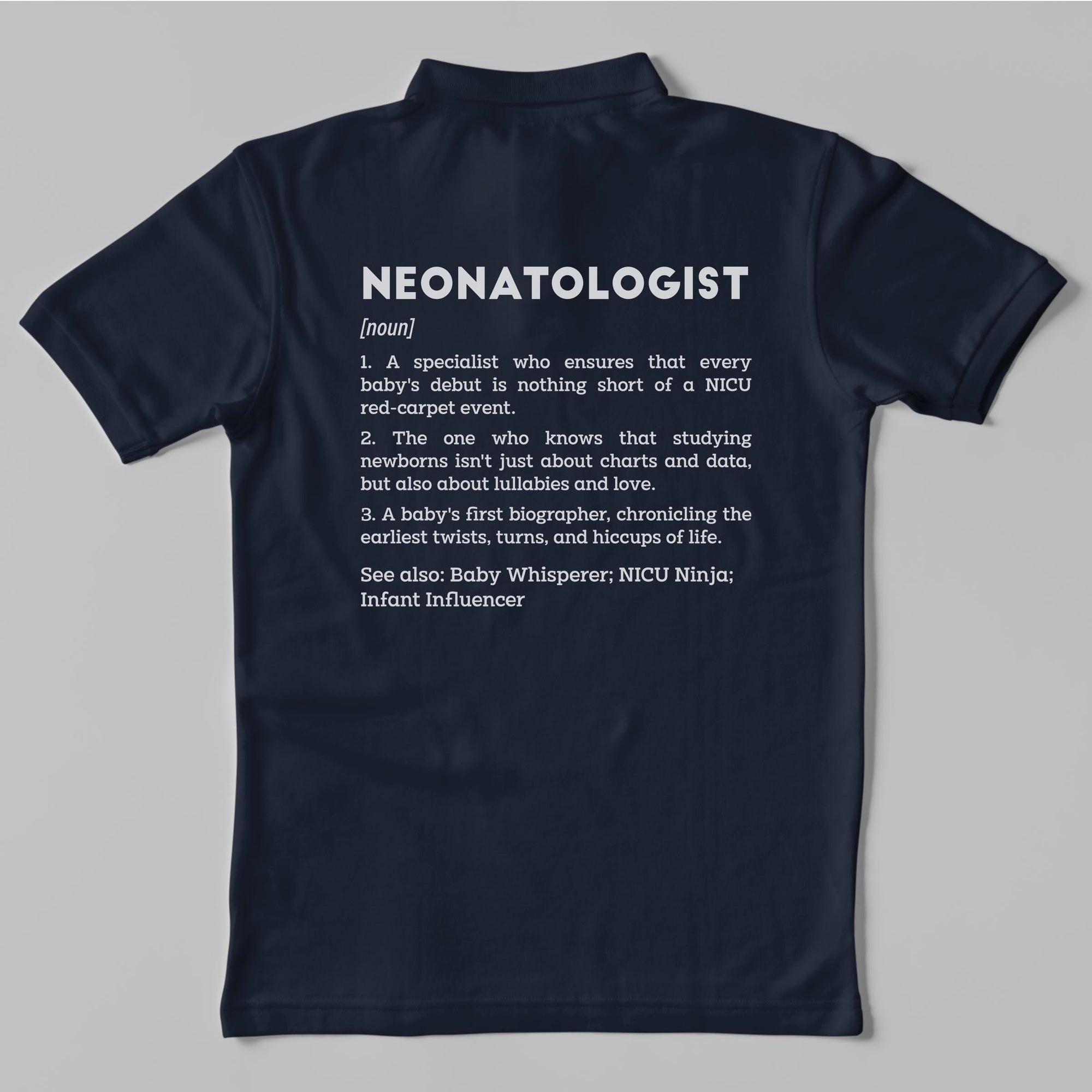 Definition Of Neonatologist - Unisex Polo T-shirt