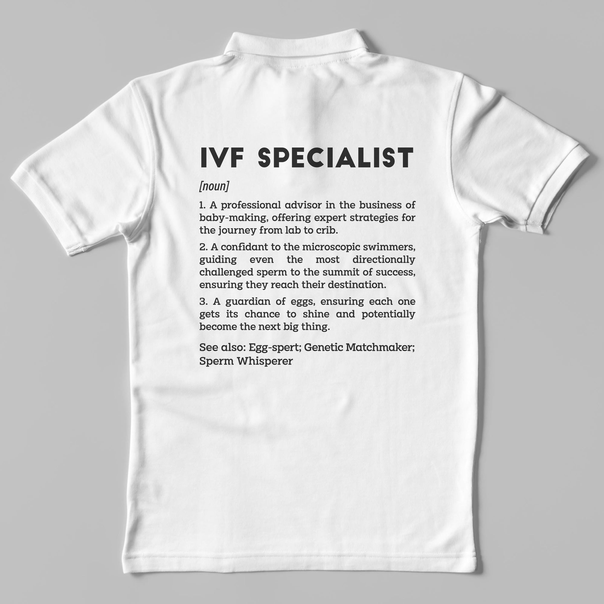 Definition Of IVF Specialist - Unisex Polo T-shirt
