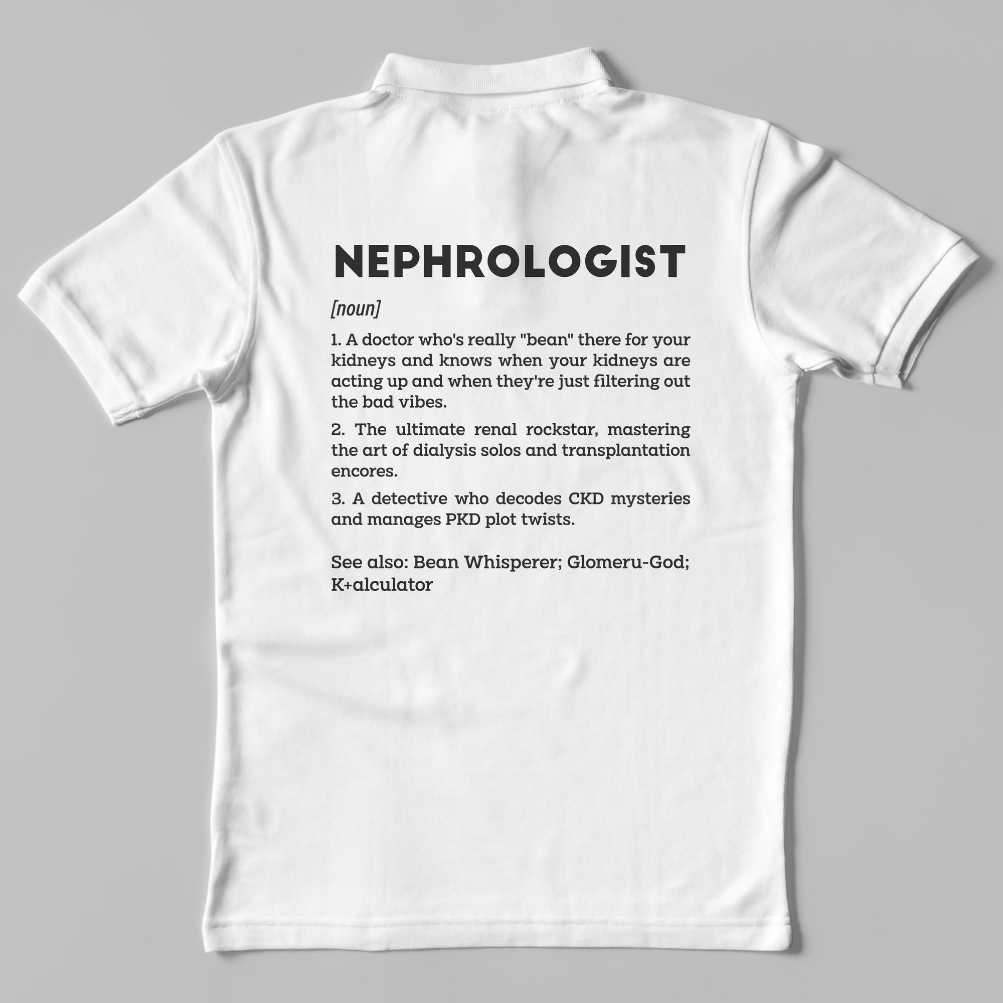 Definition Of Nephrologist - Unisex Polo T-shirt