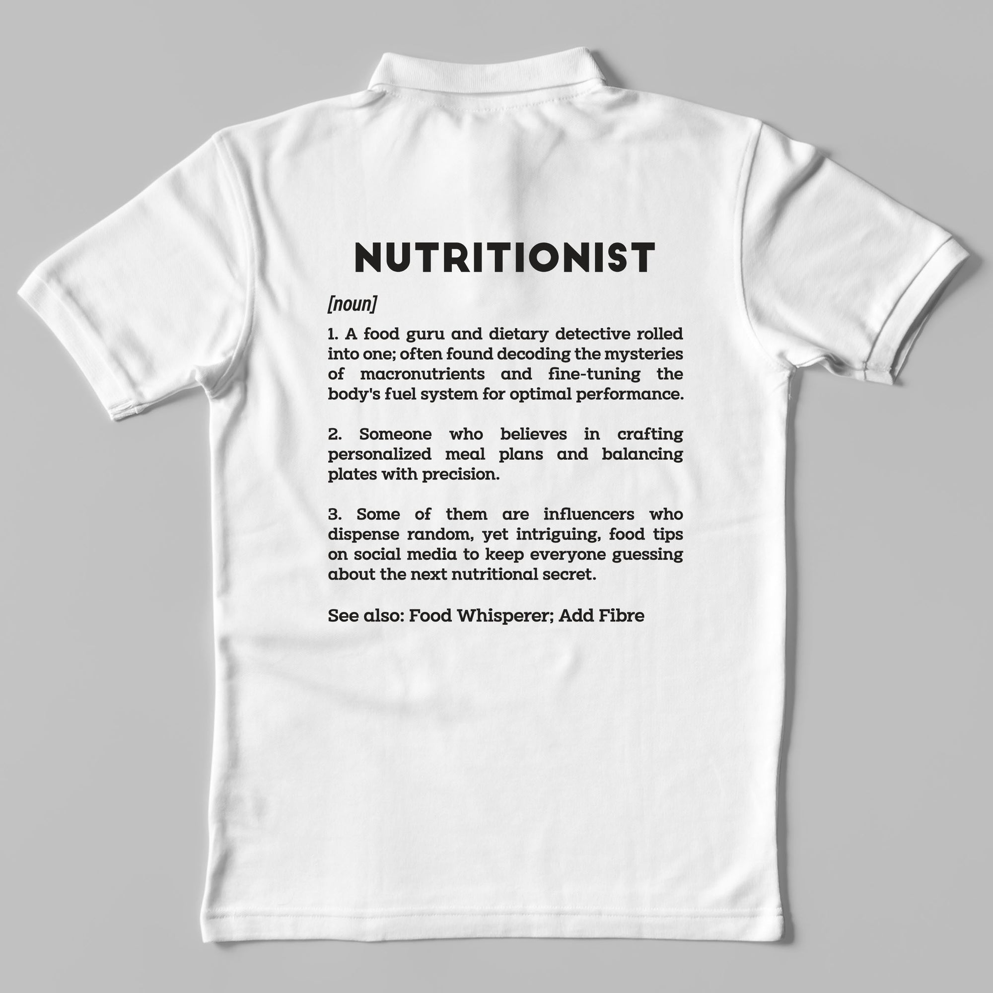 Definition Of Nutritionist - Unisex Polo T-shirt