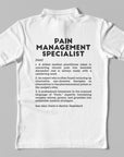 Definition Of Pain Management Specialist - Unisex Polo T-shirt
