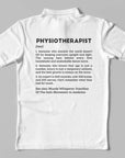 Definition Of Physiotherapist - Unisex Polo T-shirt