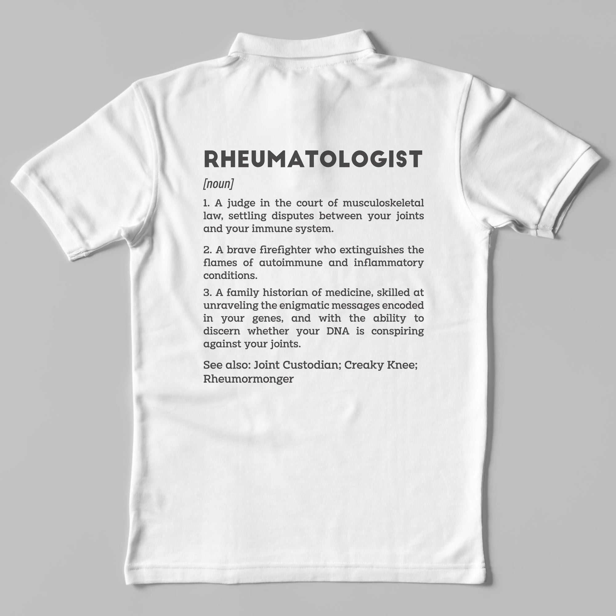 Definition Of Rheumatologist - Unisex Polo T-shirt
