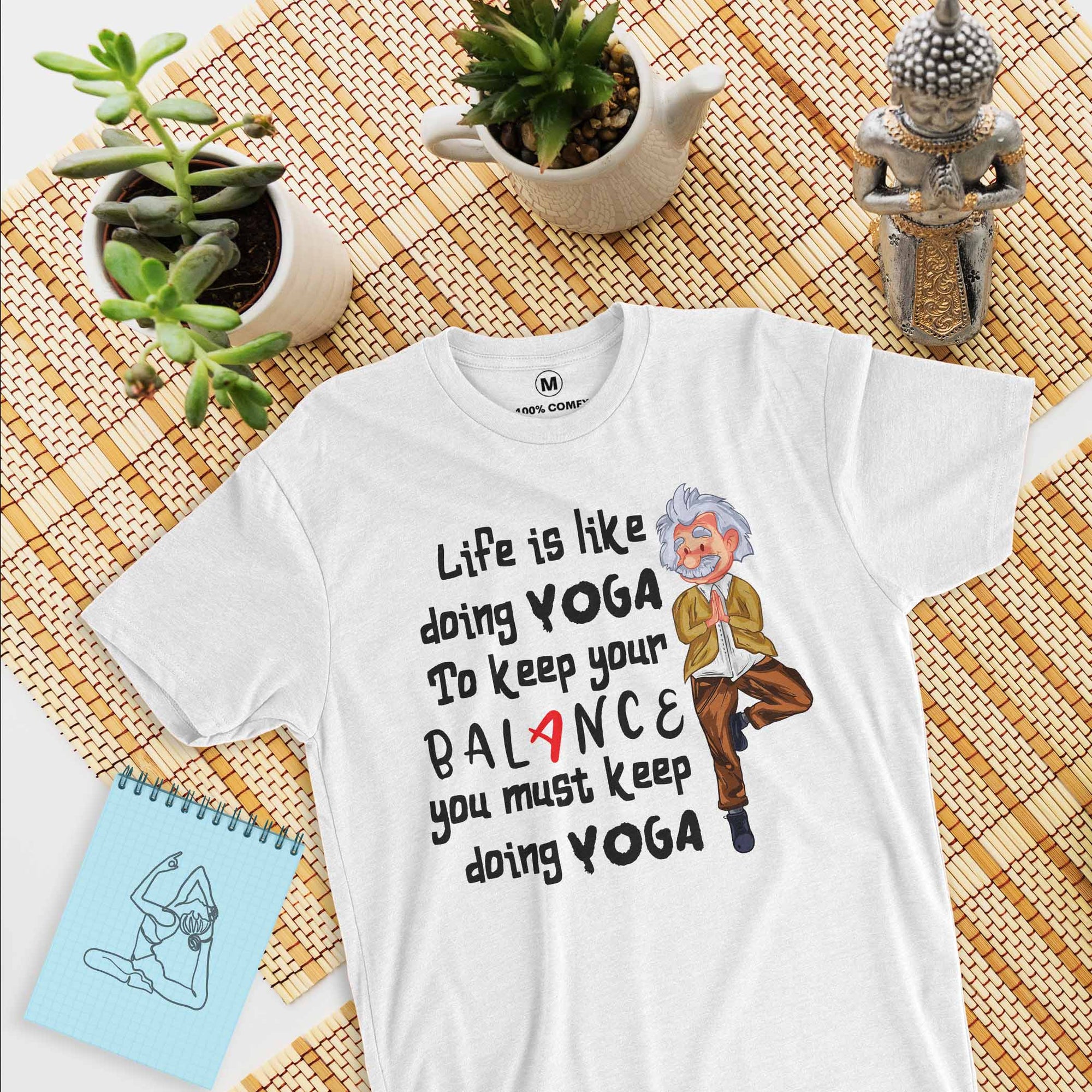 Balance in Life &amp; Yoga - Unisex T-shirt