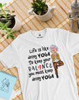 Balance in Life & Yoga - Unisex T-shirt