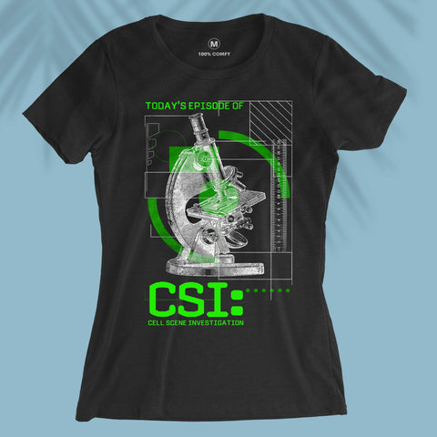 CSI: Cell Investigation Scene - Women T-shirt