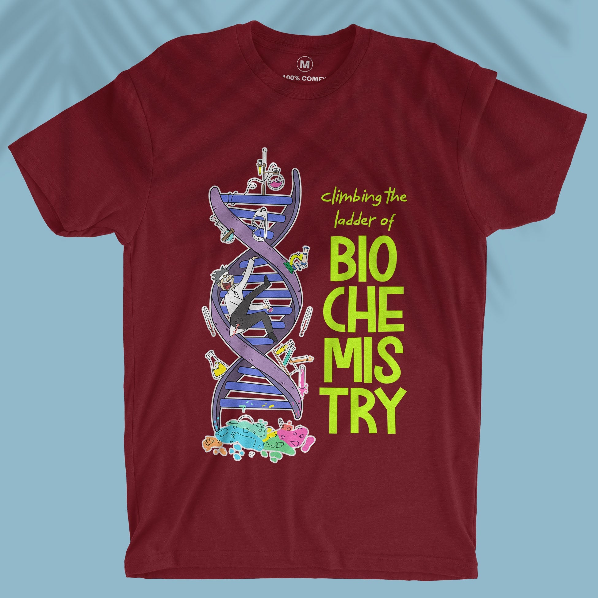 Biochemistry Ladder - Men T-shirt