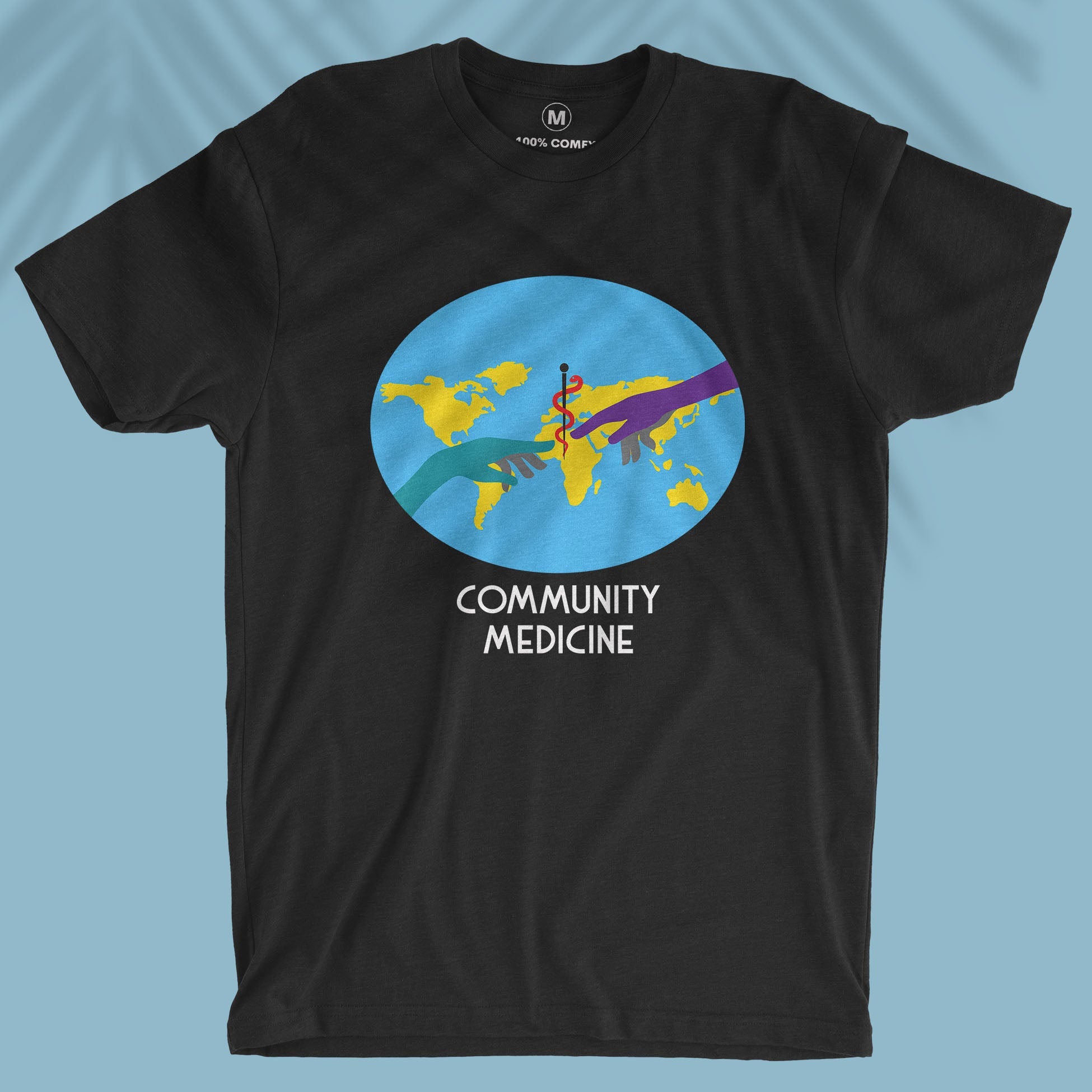 Community Medicine - Rod of Asclepius - Men T-shirt