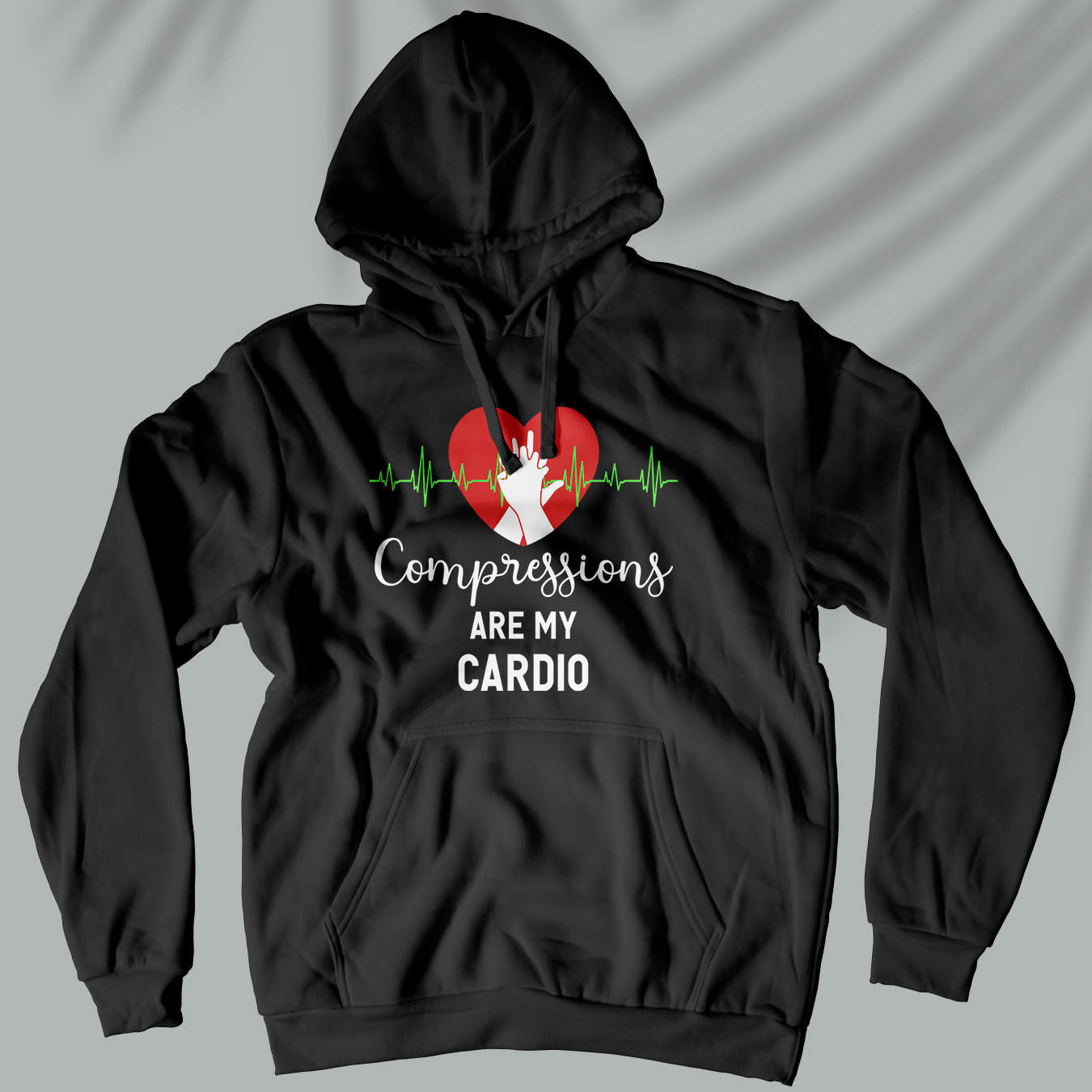 Compressions Are My Cardio - Unisex Hoodie